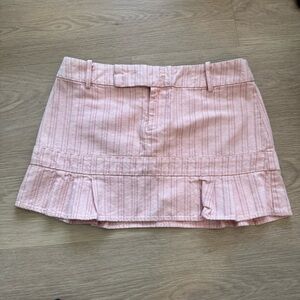 American Eagle Outfitters y2k Baby Pink Mini Skirt